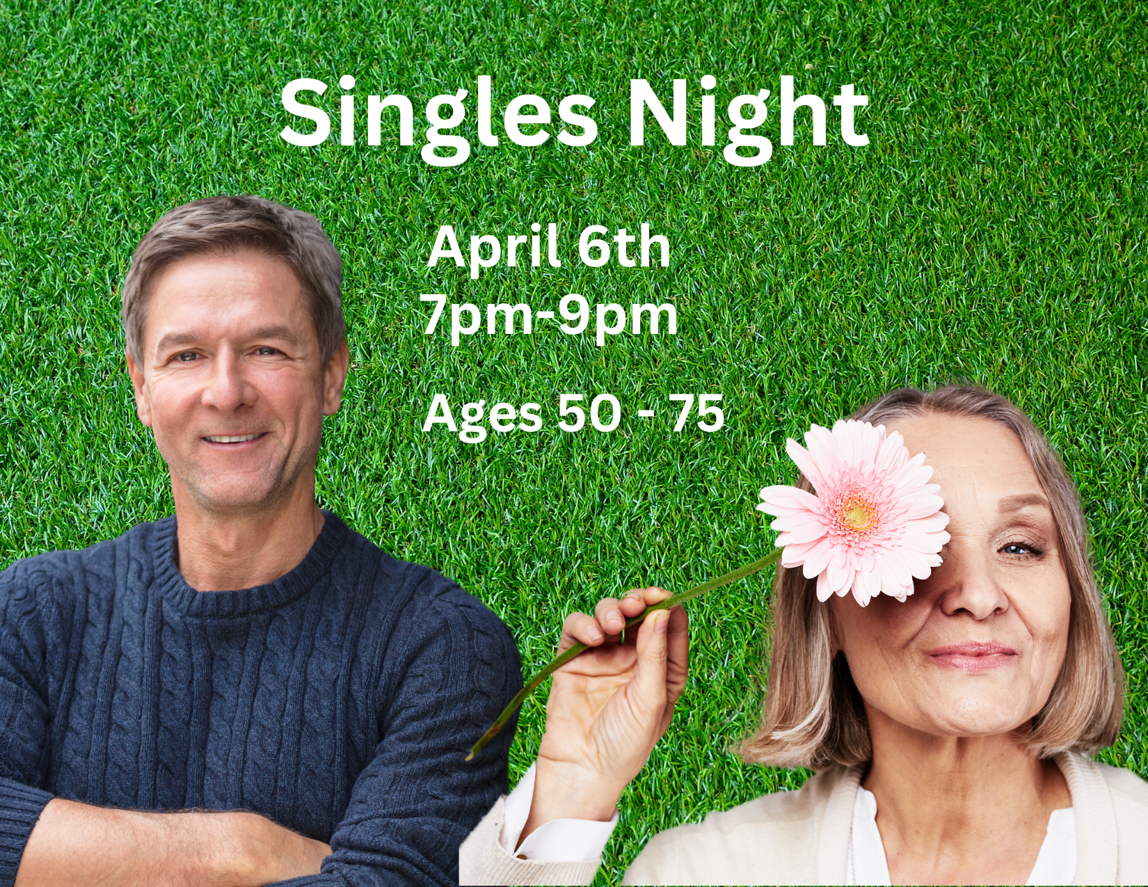 April 6th- Hoppy Hour – Easter Singles Night (Ages 50-75)